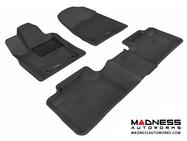 Jeep Grand Cherokee Floor Mats (Set of 3) - Black by 3D MAXpider